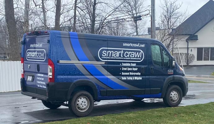 SmartCrawl service van