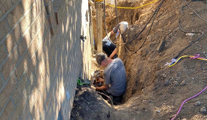 Professional foundation repair